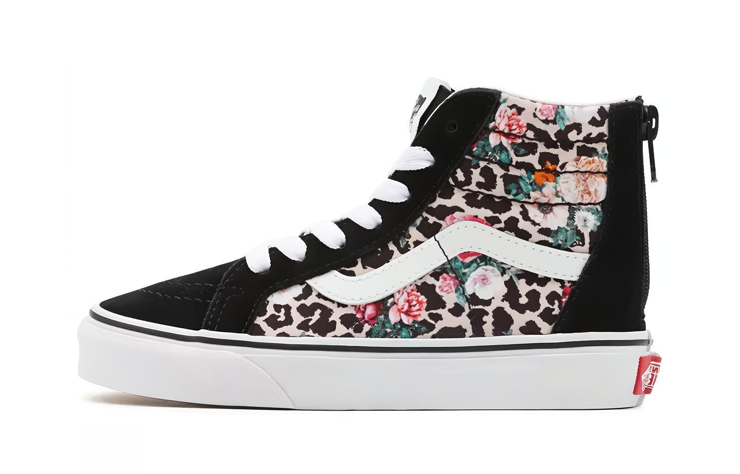 Vans Leopard Floral SK8-HI Zip Black VN000W9W7TJ
