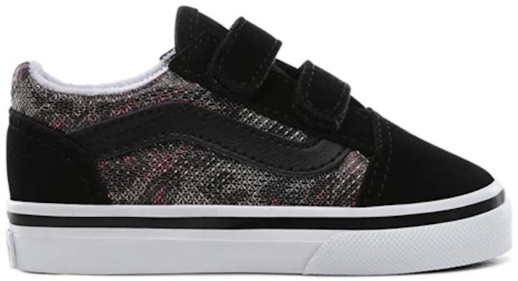 幼童 Vans 豹紋網布 Old Skool V 黑色 Order 幼童 Vans 豹紋網布 Old Skool V 黑色
