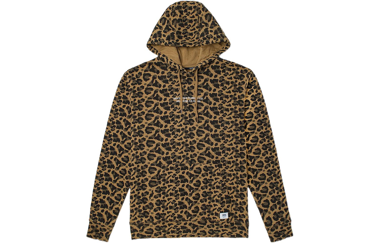 Vans Leopard Print Hoodie Brown (Unisex) VN0A5KN3LPR
