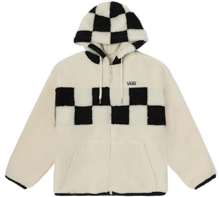 Chaqueta Vans Unisex Retro Blanca con Logo y Estampado Checkerboard. VN00090Z3KS Buy Chaqueta Vans Unisex Retro Blanca con Logo y Estampado Checkerboard. VN00090Z3KS