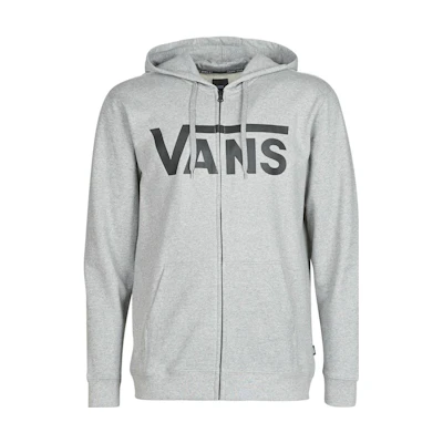 Vans Light Gray Alphabet Zip-Up Fleece Hoodie VN0A456CADY1