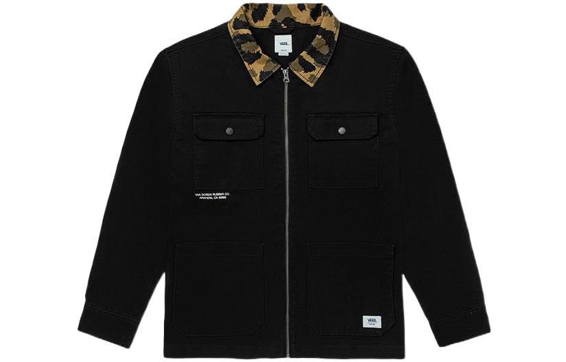 Vans Lightweight Camo Workwear Jacket - Black VN0A7SDLBLK