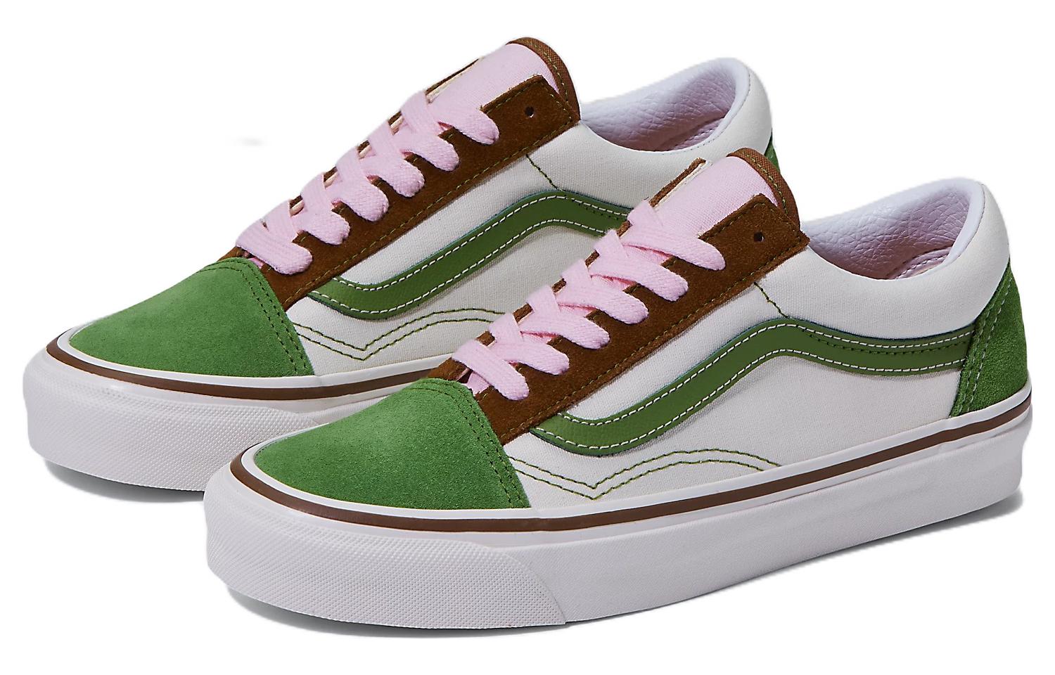 Lookbook Lisa Says Gah x Vans Old Skool 36 DX 防滑耐磨 低筒 滑板鞋 男女皆宜 白綠色