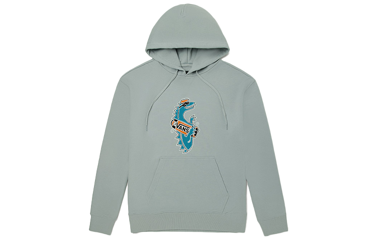 Vans Little Dinosaur Loose Fit Hoodie Unisex Light Gray VN0A5H5QV5X