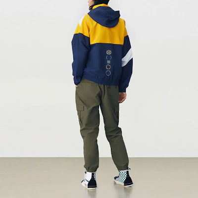 Vans Logo拼色工裝外套 深海藍 男女款 VN0A54JBLKZ1 Cheap Vans Logo拼色工裝外套 深海藍 男女款 VN0A54JBLKZ1