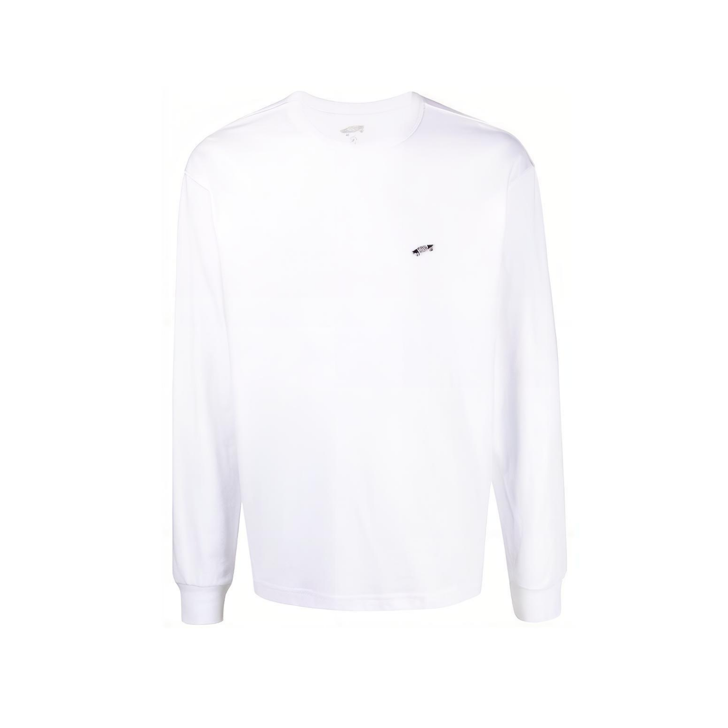 Vans Logo Embroidered Pullover Crewneck Sweatshirt White VN0A5E1LWHT