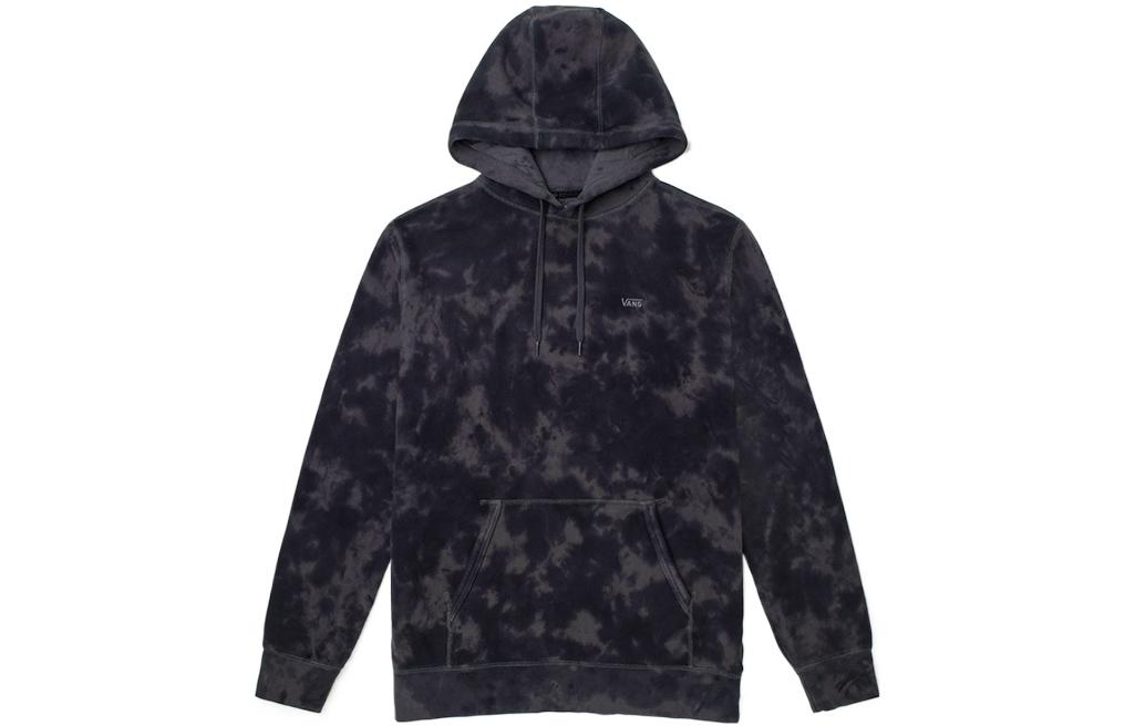 Vans Logo Embroidered Pullover Sweatshirt Unisex Black VN0A7YCD107