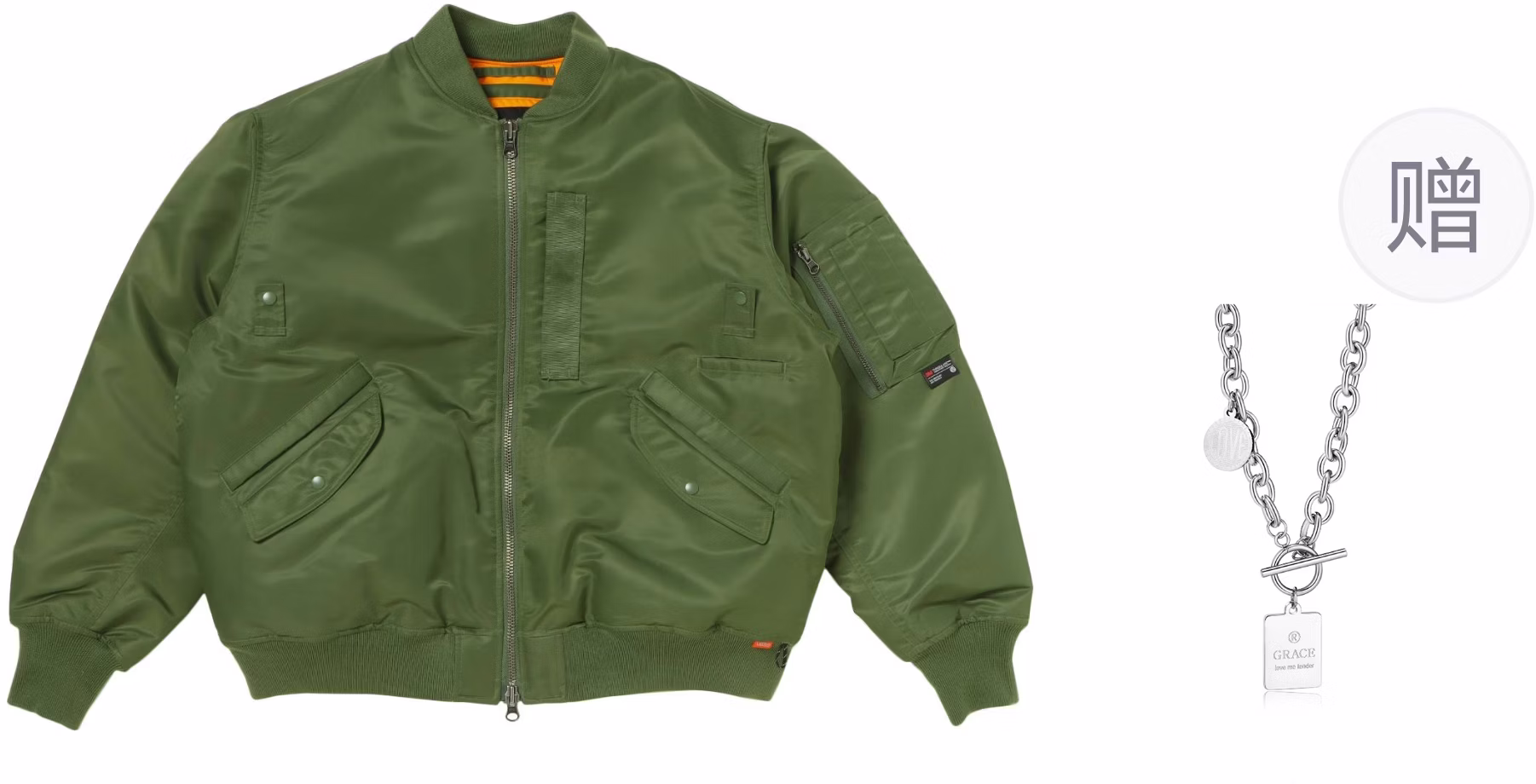 vans-logo-fashion-casual-jacket-bronze-green-unisex-with-necklace-gift-vn-000-fskzy-4