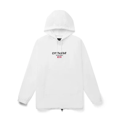 Vans Logo Graphic Hoodie Jacket White VN0A489XWHT