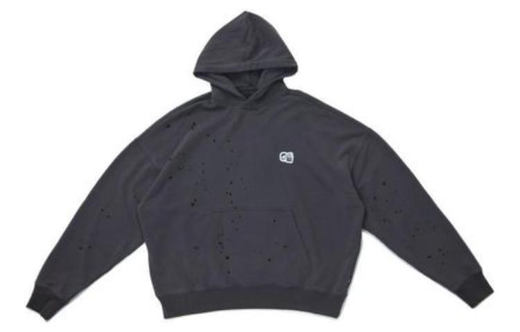 Vans Logo Hoodie Long Sleeve Grey VN0A54P5432