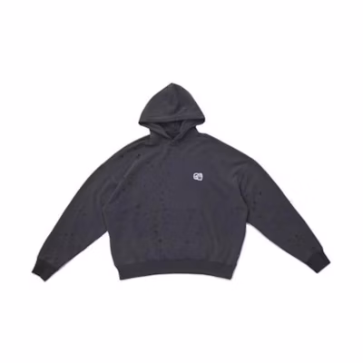 Vans Logo Hoodie Long Sleeve Grey VN0A54P5432