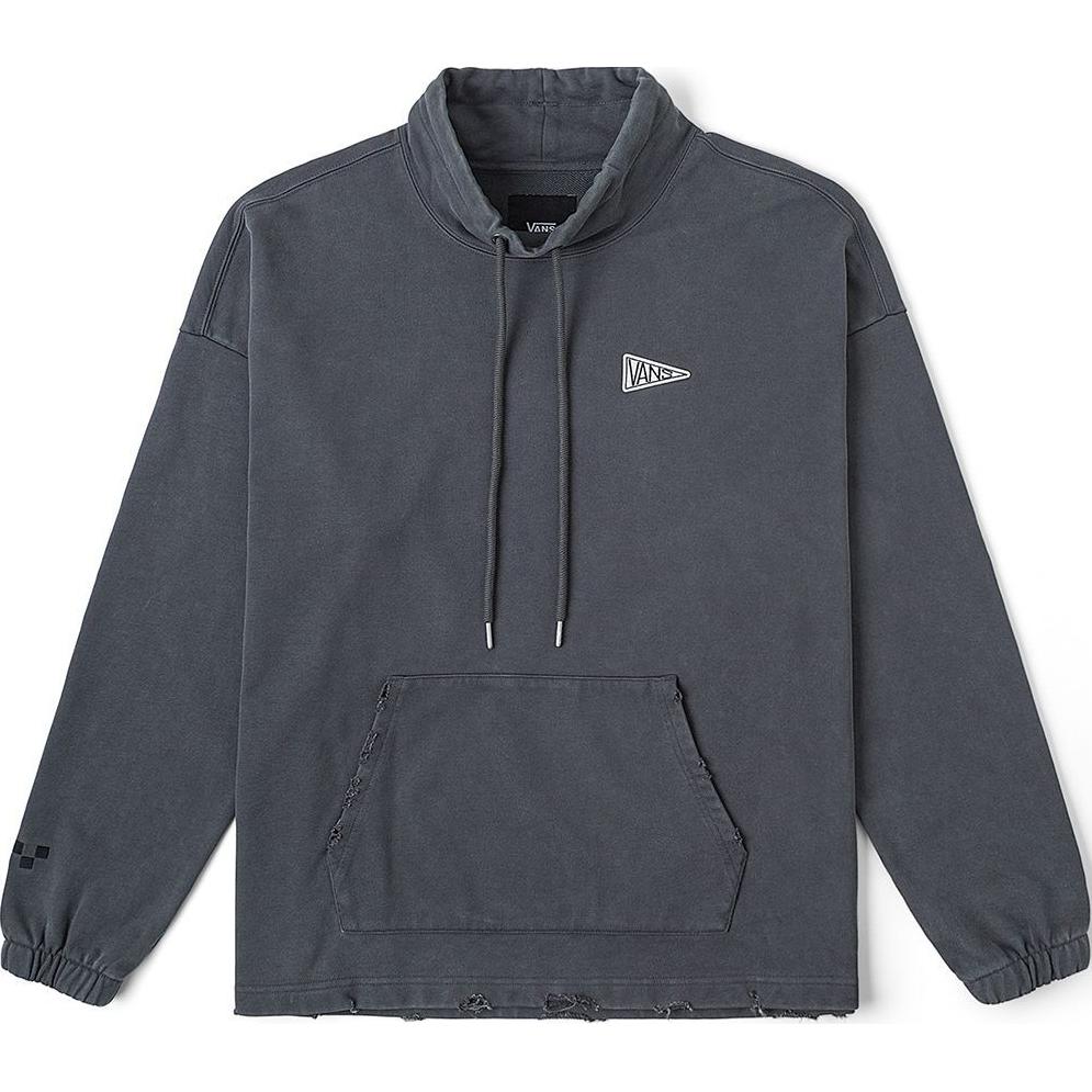 Vans Logo Outdoor Casual Pullover Sweatshirt Unisex Grey/Black VN000J0M1O7