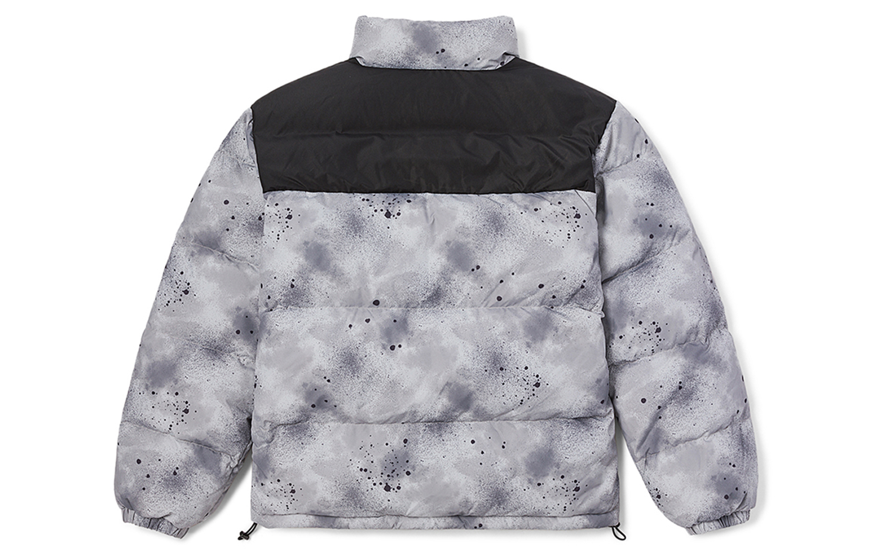 Lookbook バンズ ロゴ パッチワーク パフジャケット ユニセックス グレー VN0A7YK1YC9