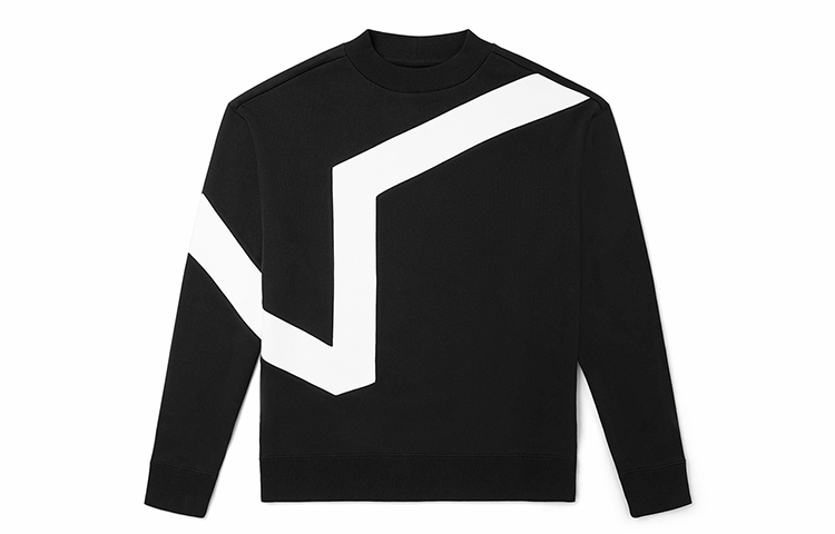 Vans Logo Print Black Pullover Sweatshirt Unisex Casual Sportswear VN0A54NCBLK