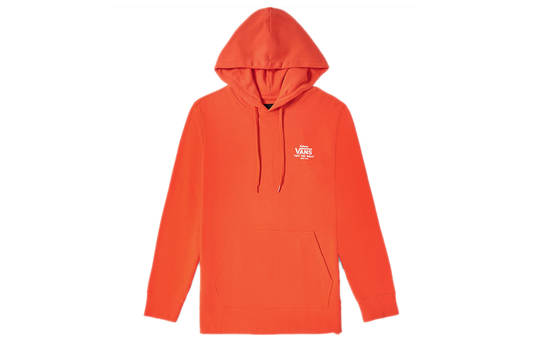 Vans Logo Print Casual Sweatshirt Orange Unisex VN0A54NLFLM