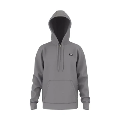 Vans Logo Print Hoodie Long Sleeve Grey VN0A36SV-99P
