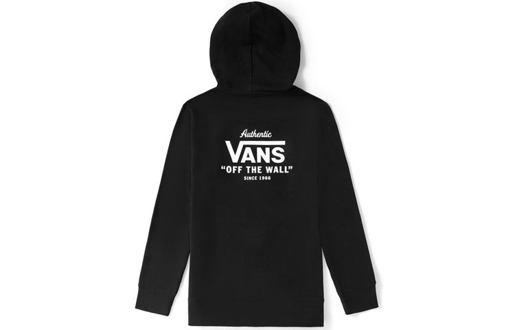 Vans Logo Print Pullover Hoodie Black (Unisex) VN0A54NLBLK