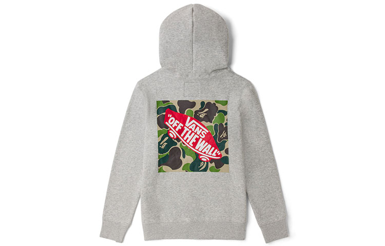 Vans Logo Printed Fleece Pullover Hoodie Unisex Thick Warm Sweatshirt VN0A7XKN448