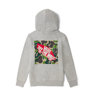 Vans Logo Printed Fleece Pullover Hoodie Unisex Thick Warm Sweatshirt VN0A7XKN448
