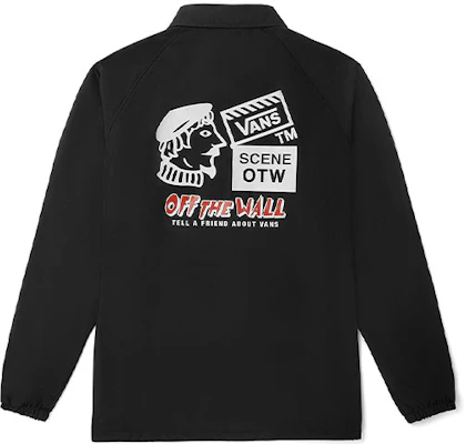 Vans Logo Printed Graphic Jacket Black VN0A54P4BLK Buy Vans Logo Printed Graphic Jacket Black VN0A54P4BLK