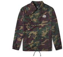 Vans Logo Printed Windbreaker Jacket Men’s Camo VN0002MUCMA Vans Logo Printed Windbreaker Jacket Men’s Camo VN0002MUCMA
