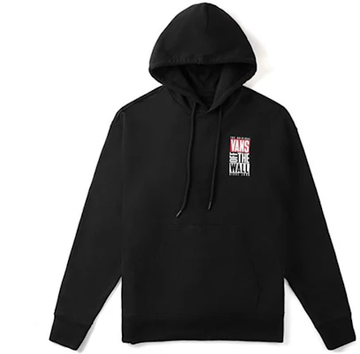Vans Logo Pullover Hoodie Black Unisex Casual Style VN0A4ML3BLK Buy Vans Logo Pullover Hoodie Black Unisex Casual Style VN0A4ML3BLK
