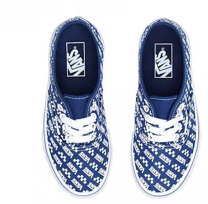 Vans 标志重复款 Authentic 蓝色 VN0A3UIVWH8 Lookbook Vans 标志重复款 Authentic 蓝色 VN0A3UIVWH8