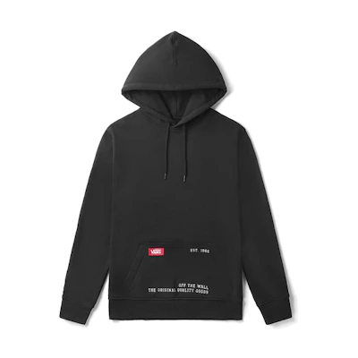 Vans Logo Sleeve Oversized Sweatshirt Unisex Black VN0A3ZPNBLK