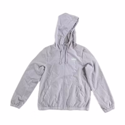 Vans Logo Windbreaker Jacket Unisex Grey VN0A3PC4YEU