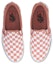 Lookbook Vans Slip-On 低筒休閒板鞋 女款 橙白棋盤格