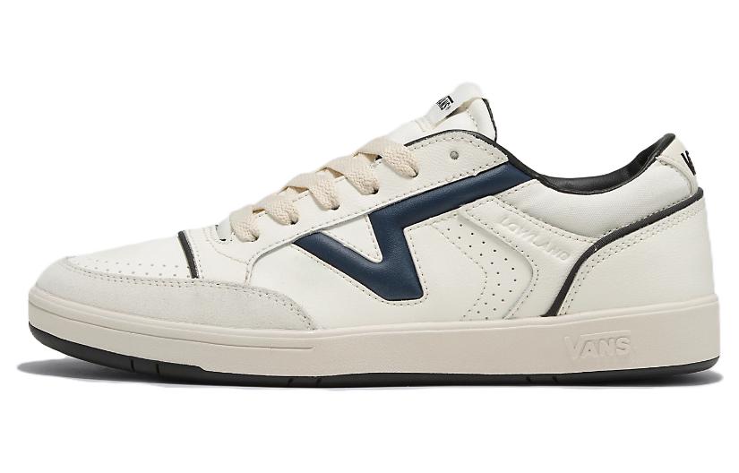 Buy バンズ ローランドCC JMP R ビンテージレザー (白/紺) VN0007P2KE6