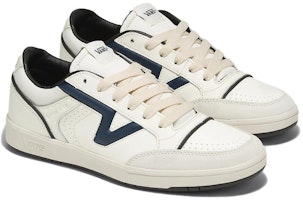 バンズ ローランドCC JMP R ビンテージレザー (白/紺) VN0007P2KE6 Order バンズ ローランドCC JMP R ビンテージレザー (白/紺) VN0007P2KE6