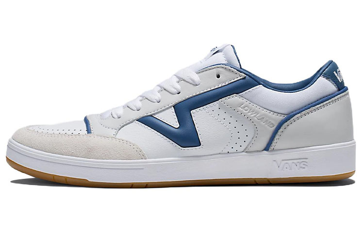 Buy Vans Lowland CC 防滑耐磨輕便低筒滑板鞋 男女同款 白藍