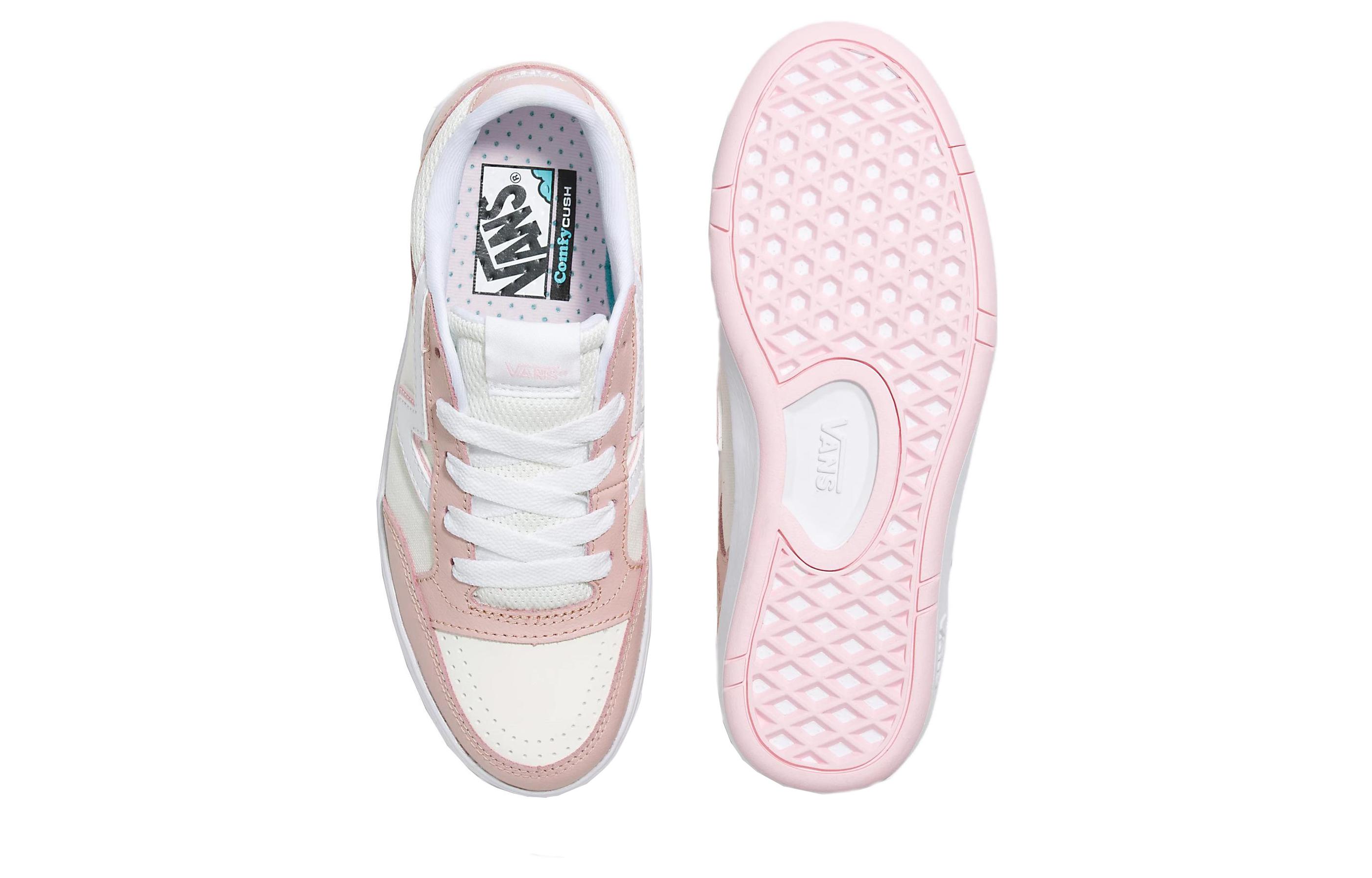 Shop Vans Lowland Comfycush 舒適百搭 防滑耐磨 低筒帆布鞋 男女同款 粉色