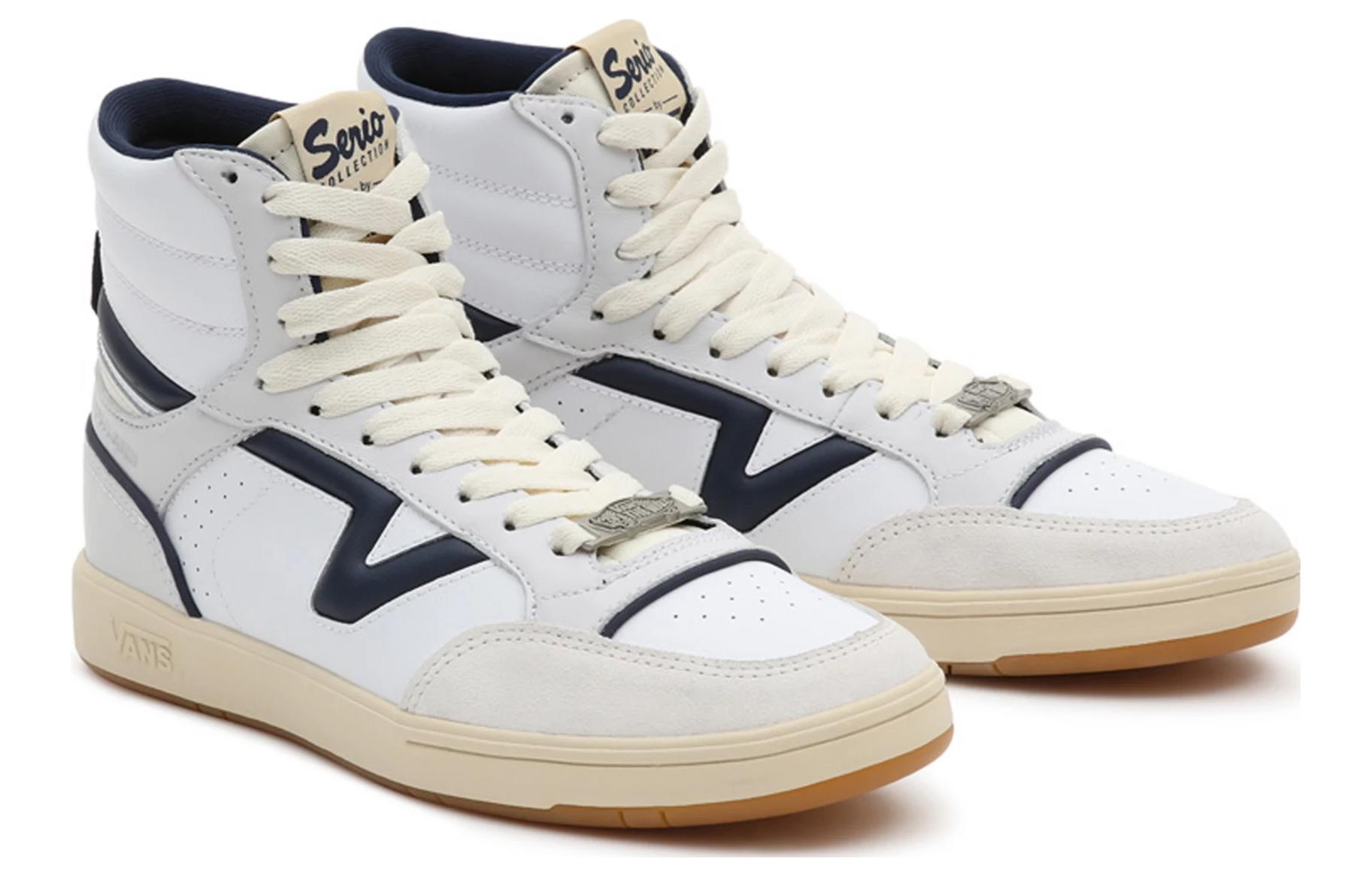 Lookbook Vans Lowland High CC JMP ''Collezione Serio - Bianco Blu Navy'' VN0A7Q4Q5S2