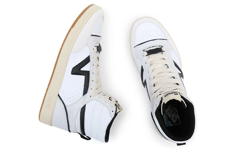 Shop Vans Lowland High CC JMP ''Serio Kollektion - Weiß Schwarz'' VN0A7Q4Q6BT