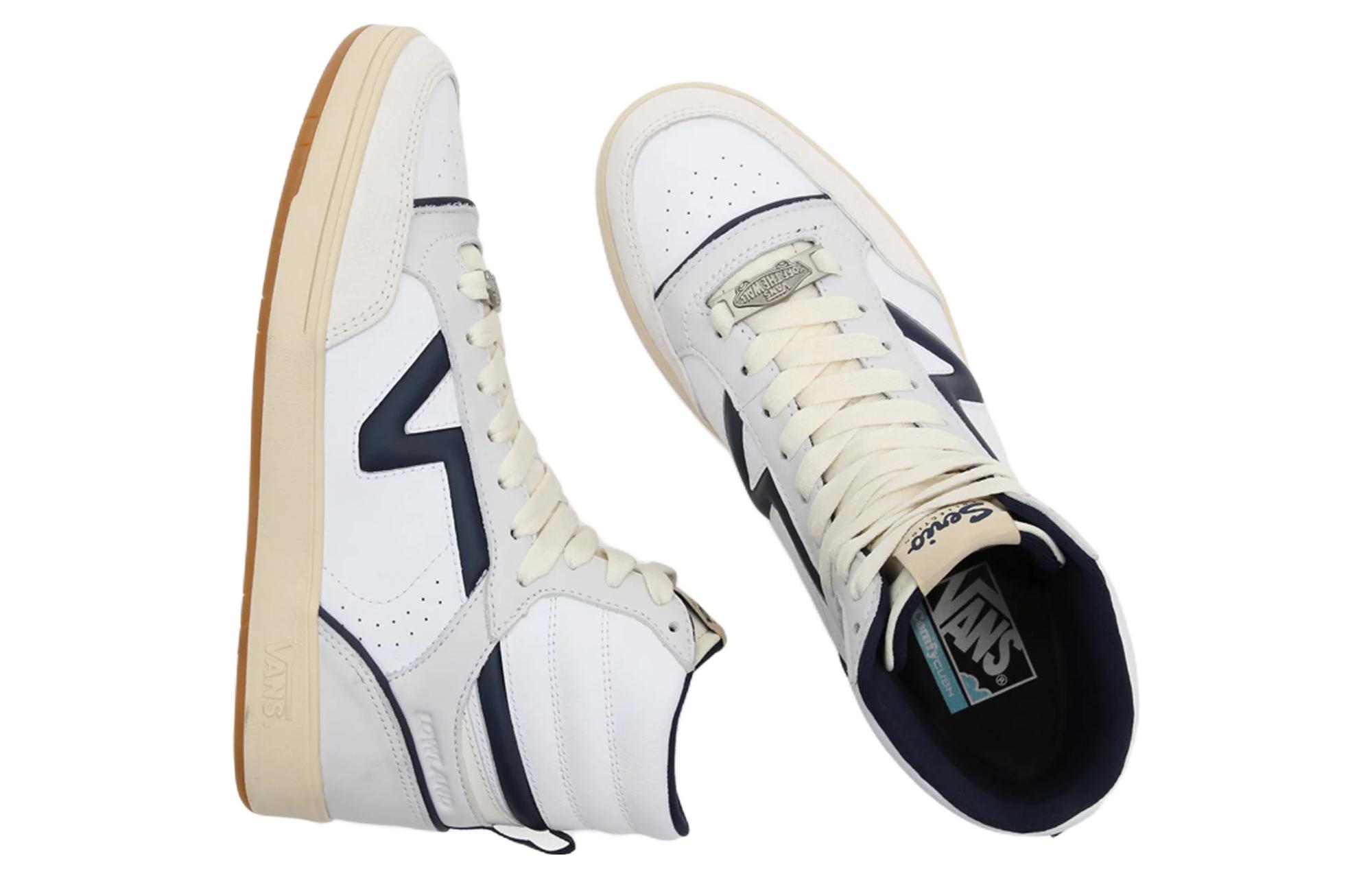 Shop Vans Lowland High CC JMP ''Collezione Serio - Bianco Blu Navy'' VN0A7Q4Q5S2