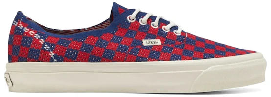 Vans LX Authentic 44 EK 'Punk Check Red Blue' VN000EJCRDB Vans LX Authentic 44 EK 'Punk Check Red Blue' VN000EJCRDB