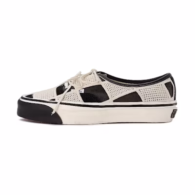 Vans LX Authentic 44 Shell Knit Sneakers White Geometry