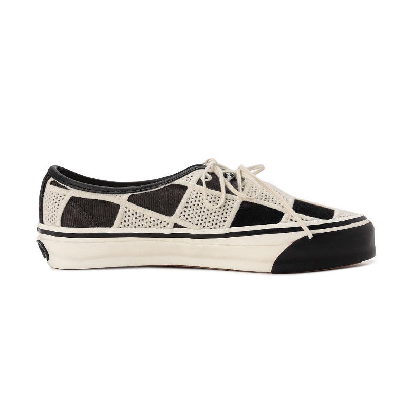 Shop Vans LX Authentic 44 Shell Knit Sneakers White Geometry V160101009