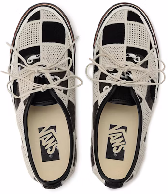 Vans LX Authentic 44 Shell Knit Sneakers White Geometry V160101009 Sizing Vans LX Authentic 44 Shell Knit Sneakers White Geometry V160101009