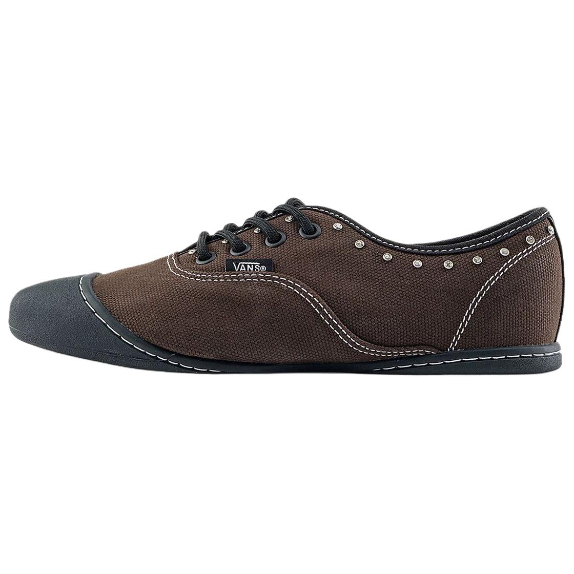 Vans LX AUTHENTIC Prima Comfortable Casual Low-Top Shoes Brown VN000EDXBLK