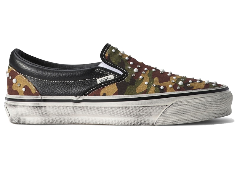Vans LX Classic Slip-On 98 Pearlized Pack Camo Black VN000D9PCAK