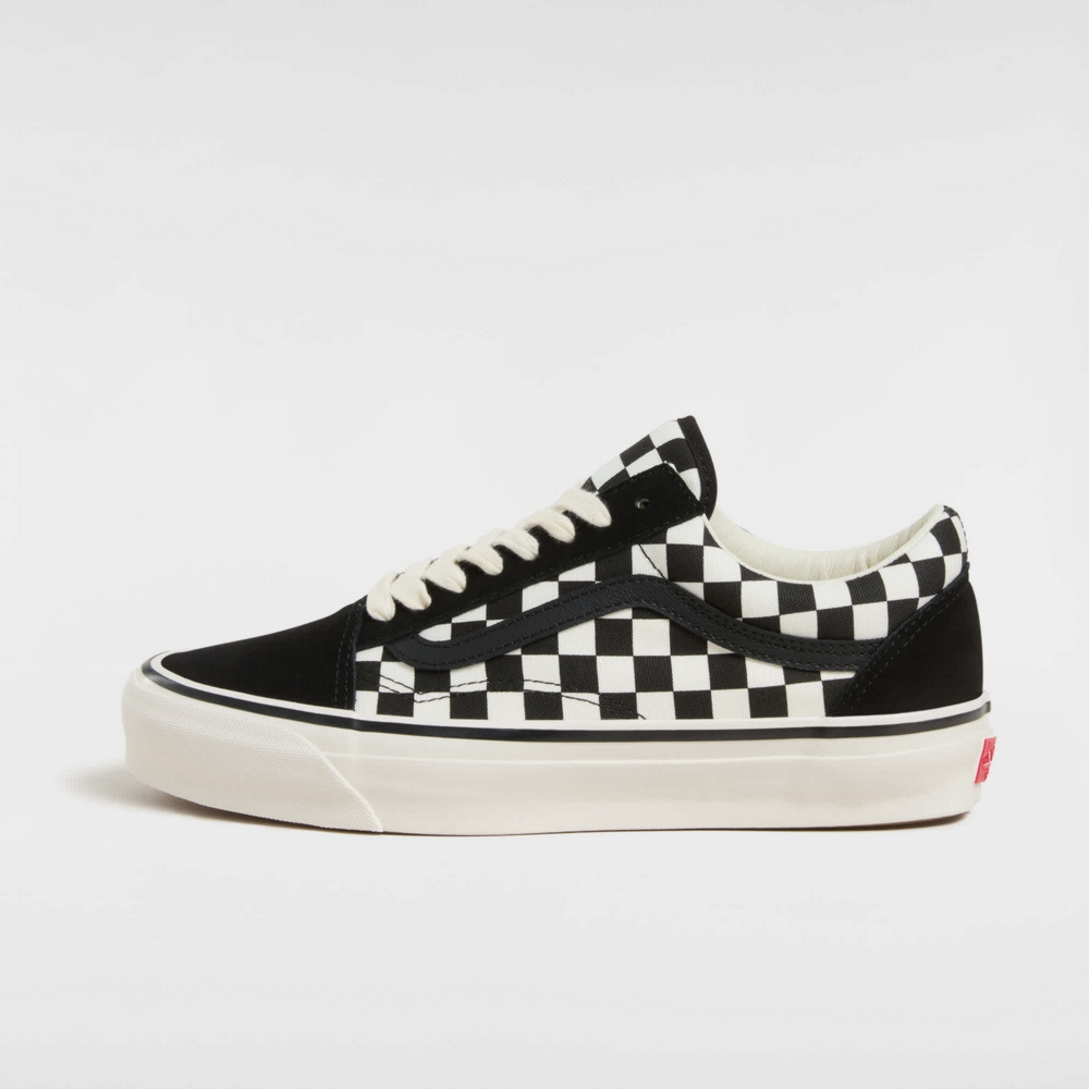 VANS LX Old Skool Checkerboard Black/White Casual Shoes VN000D56BZW