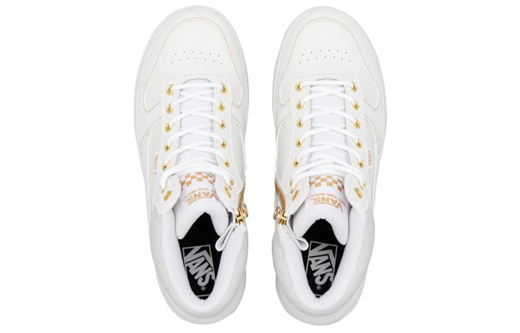 Shop ヴァンズ マグナ ハイトップ スケートシューズ 'ホワイトゴールド' 567548-0004 567548-0004