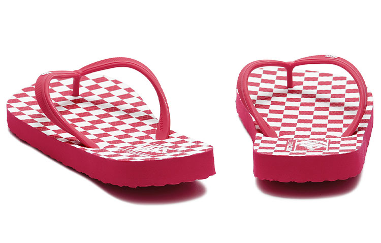 Lookbook Vans Makena Slide ''Rood Wit'' VN0A3MTL3I2
