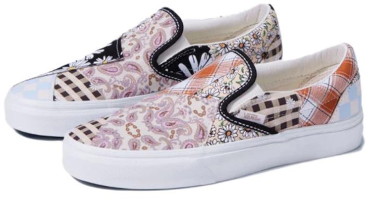 Vans Meadow Patchwork Slip-on Multi-Cetak 'Bunga Krim' VN0A5AO84201 Lookbook Vans Meadow Patchwork Slip-on Multi-Cetak 'Bunga Krim' VN0A5AO84201