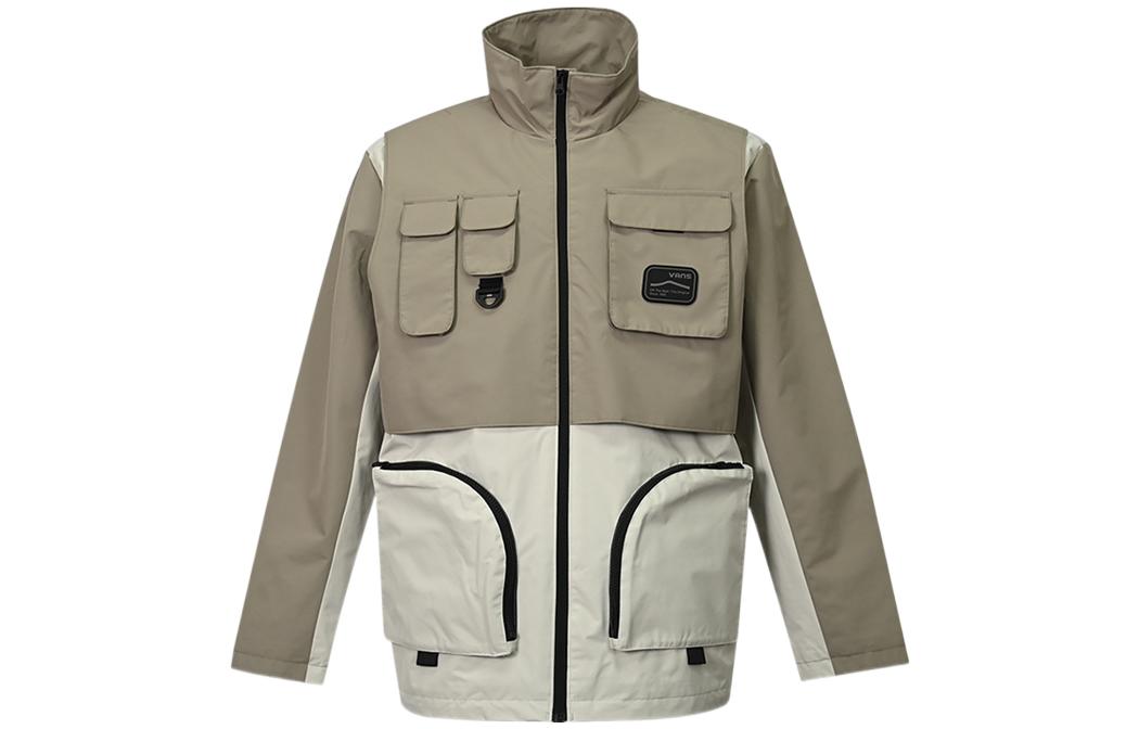 Vans Men’s Multi-Pocket Outdoor Utility Jacket in Khaki VN0A5H8LYEH