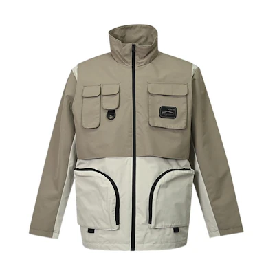 Vans Men’s Multi-Pocket Outdoor Utility Jacket in Khaki VN0A5H8LYEH