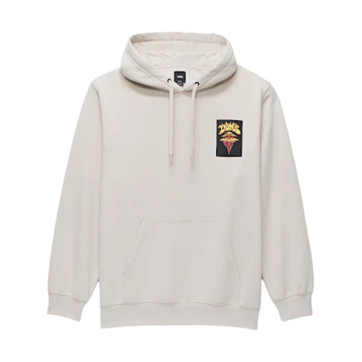 Vans Meteor Mushroom Pullover Hoodie Oatmeal - Flame Loose Fit Long Sleeve VN000GE32N1